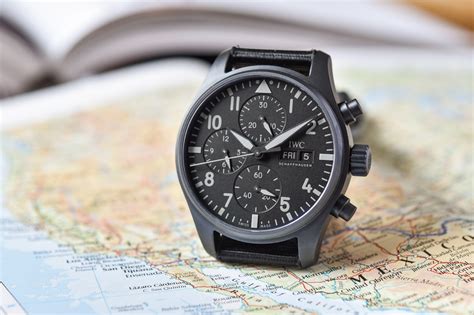 iwc pilot chronograph ceratanium